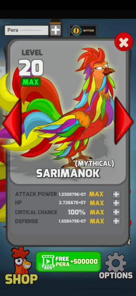 sarimanok unlocked max level pic